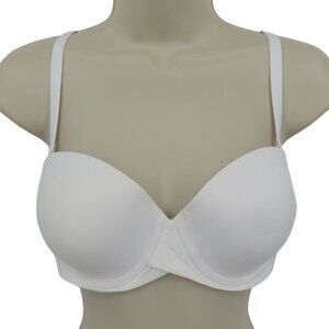 Maidenform 38B SE6990 Self Expressions Strapless Lift Bra White Underwire Padded